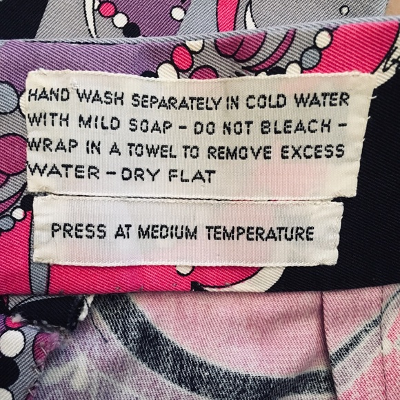 Sold-  Vintage Emilio Pucci Printed Palazzo Pants - Picture 8 of 8